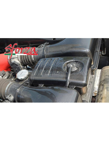 SFORZA Ferrari F430 Couvercle réservoir de refroidissement Carbone